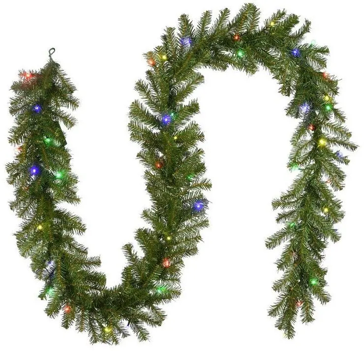9' Canadian Pine Pre-Lit Artificial Garland 1