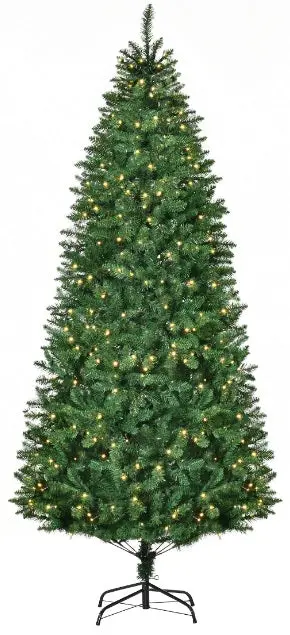 7.5' Slim Devon Fir Pre-Lit Artificial Christmas Tree 1