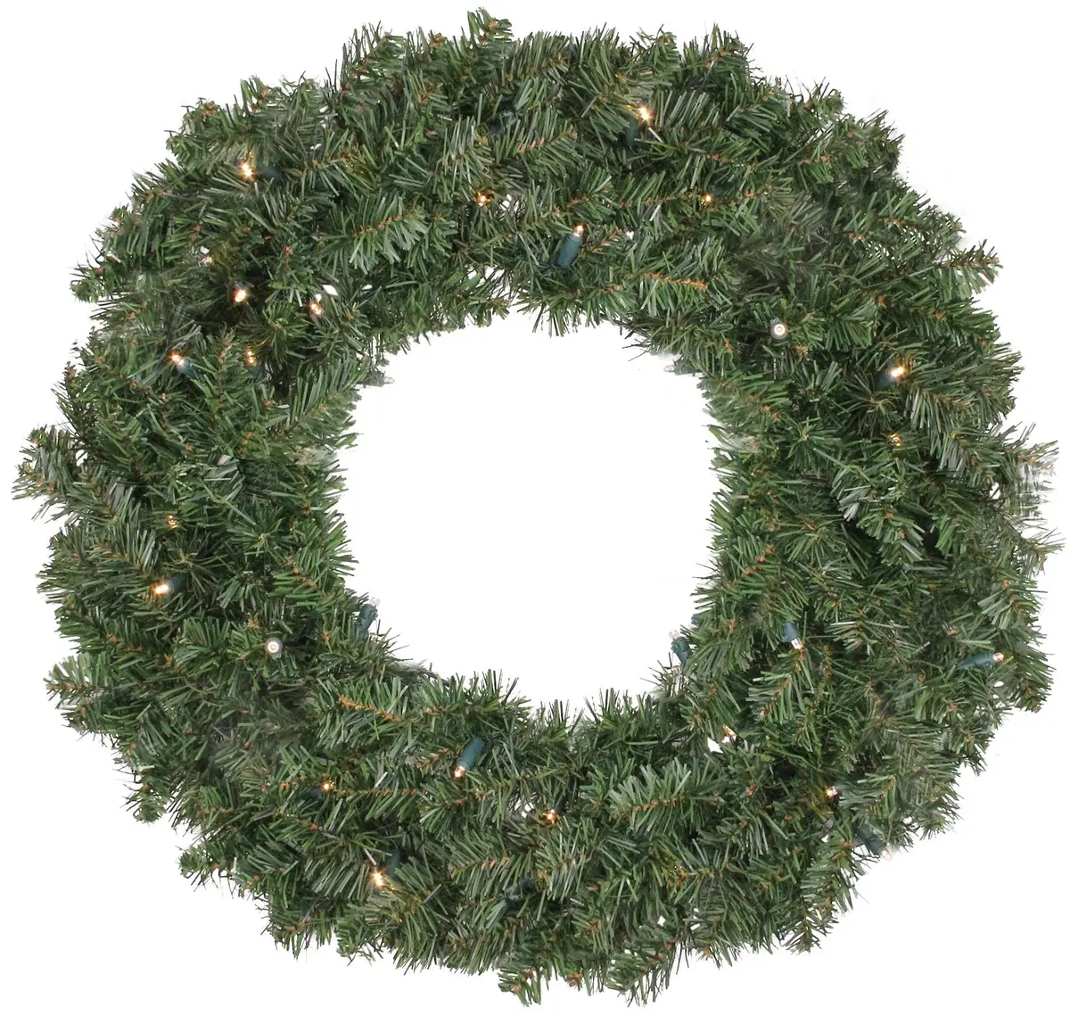 36" Canadian Pine Pre-Lit Artificial Christmas Wreath 1