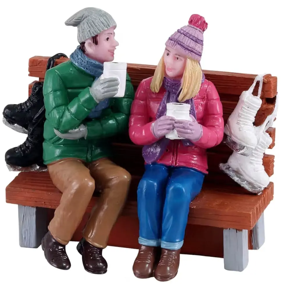 Lemax General Collectibles Figurine: Hot Cocoa Drinkers #12046 1