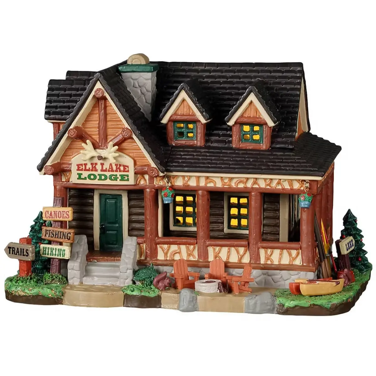 Lemax Vail Village Lighted Building: Elk Lake Lodge #25905 1