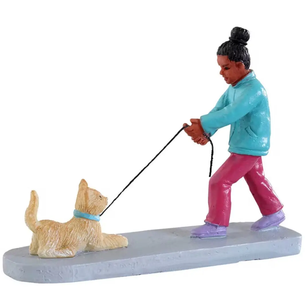 Lemax General Collectibles Figurine: It's Time For A Walk #22132 1
