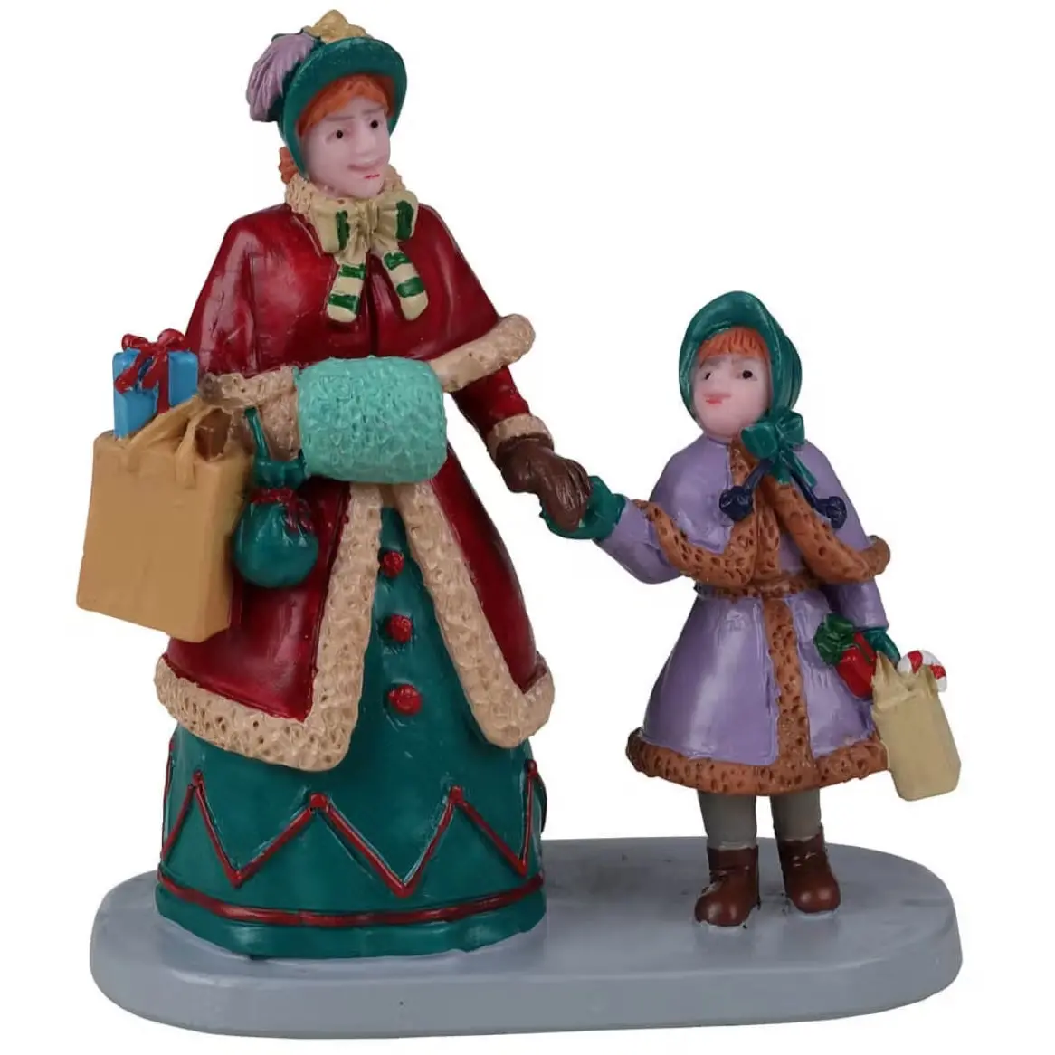 Lemax Caddington Village Figurine: Holiday Shopping With Mum #22142 1