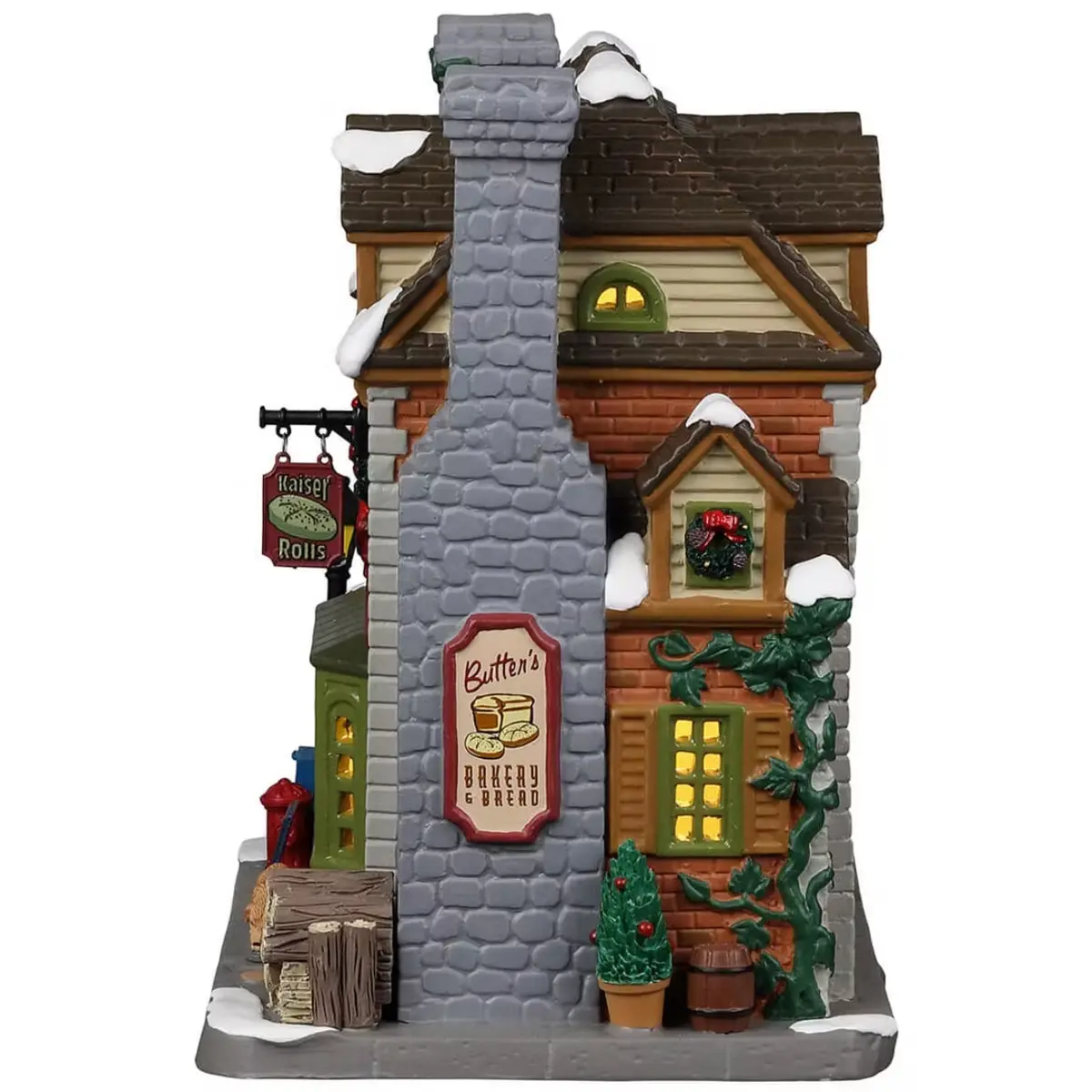 Lemax Caddington Village Lighted Building: Butter’S Bakery & Bread #25874 2