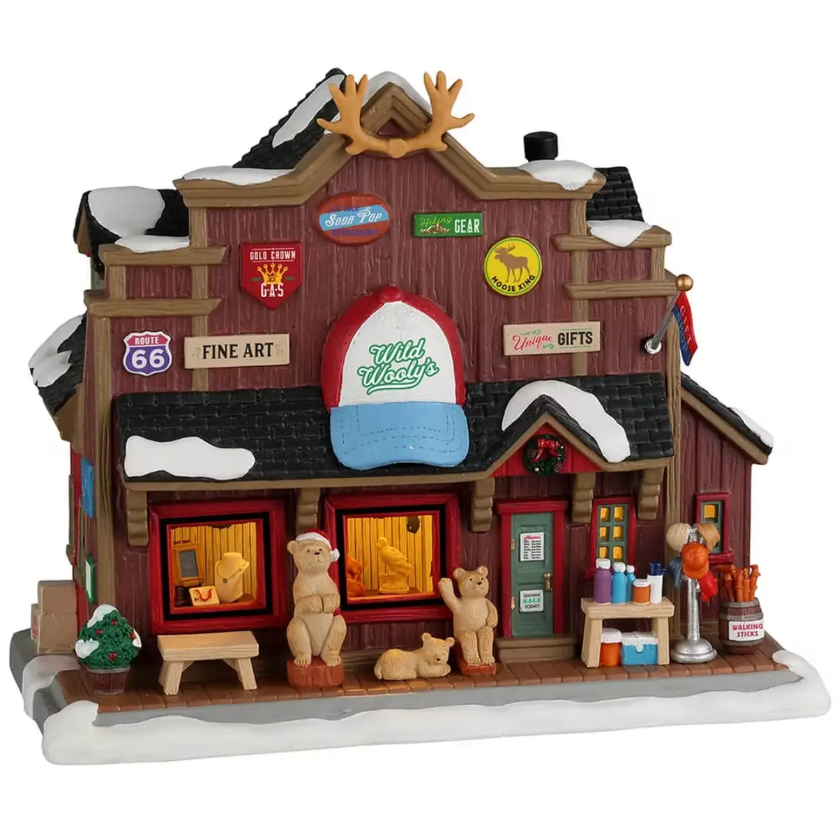 Lemax Vail Village Lighted Building: Wild Wooly's Gift Shop #25902 1