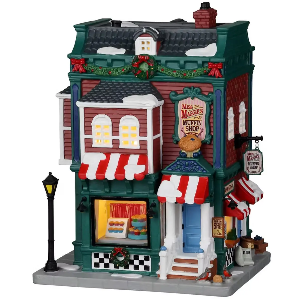 Lemax Caddington Village Lighted Building: Miss Maggie's Muffin Shop #25871 1