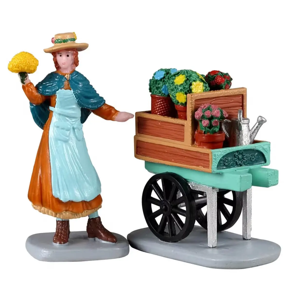 Lemax Caddington Village Figurines: Merry's Garden Cart #22117 1