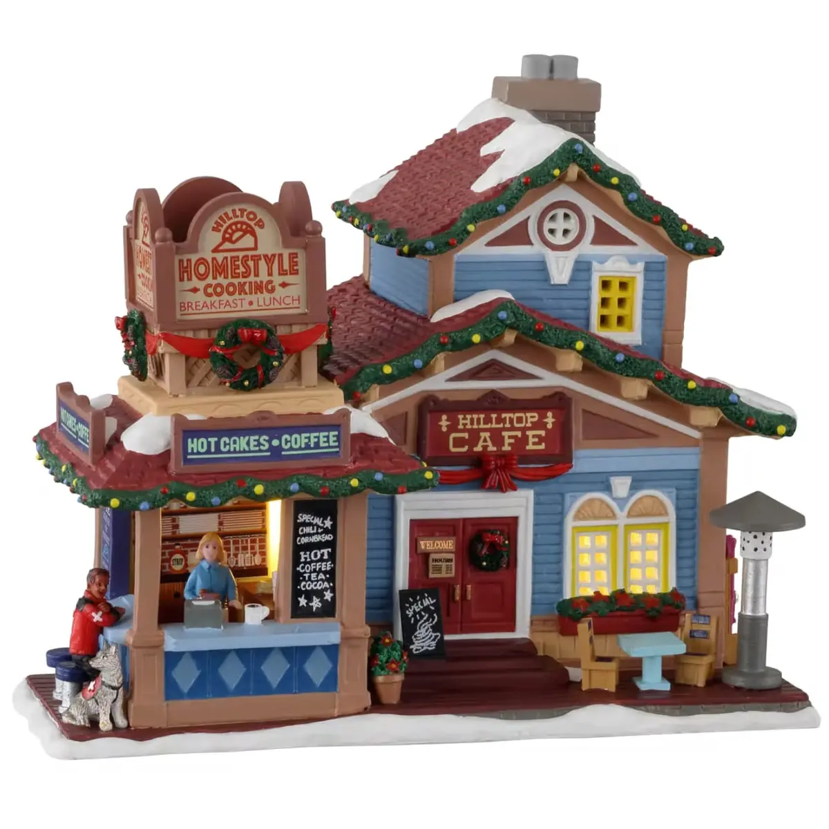 Lemax Caddington Village Lighted Building: Hilltop Cafe #15799 1