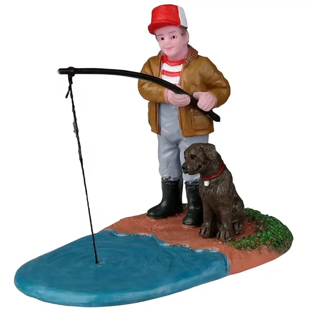 Lemax Vail Village Figurine: Gone Fishin' #22131 1