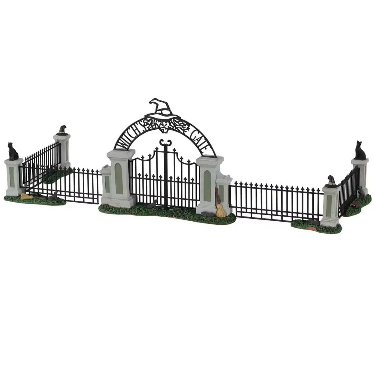 Lemax Spooky Town Witch Gate, Set Of 5 #14857 1
