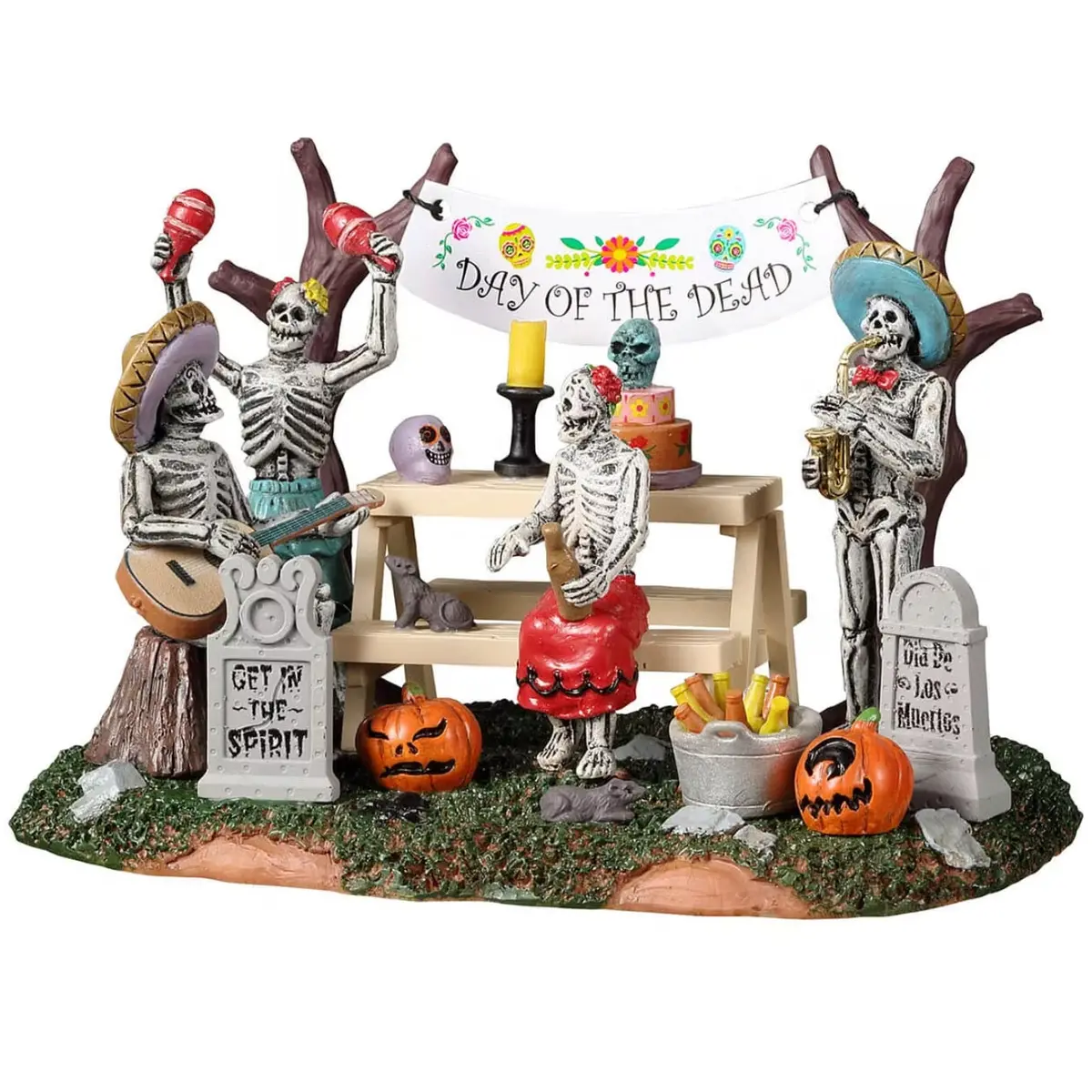 Lemax Spooky Town Day Of The Dead Party #23583 1