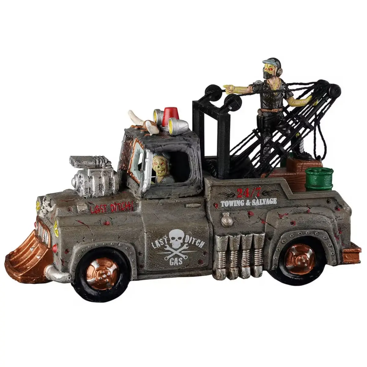 Lemax Spooky Town Last Ditch Tow Truck #23581 1