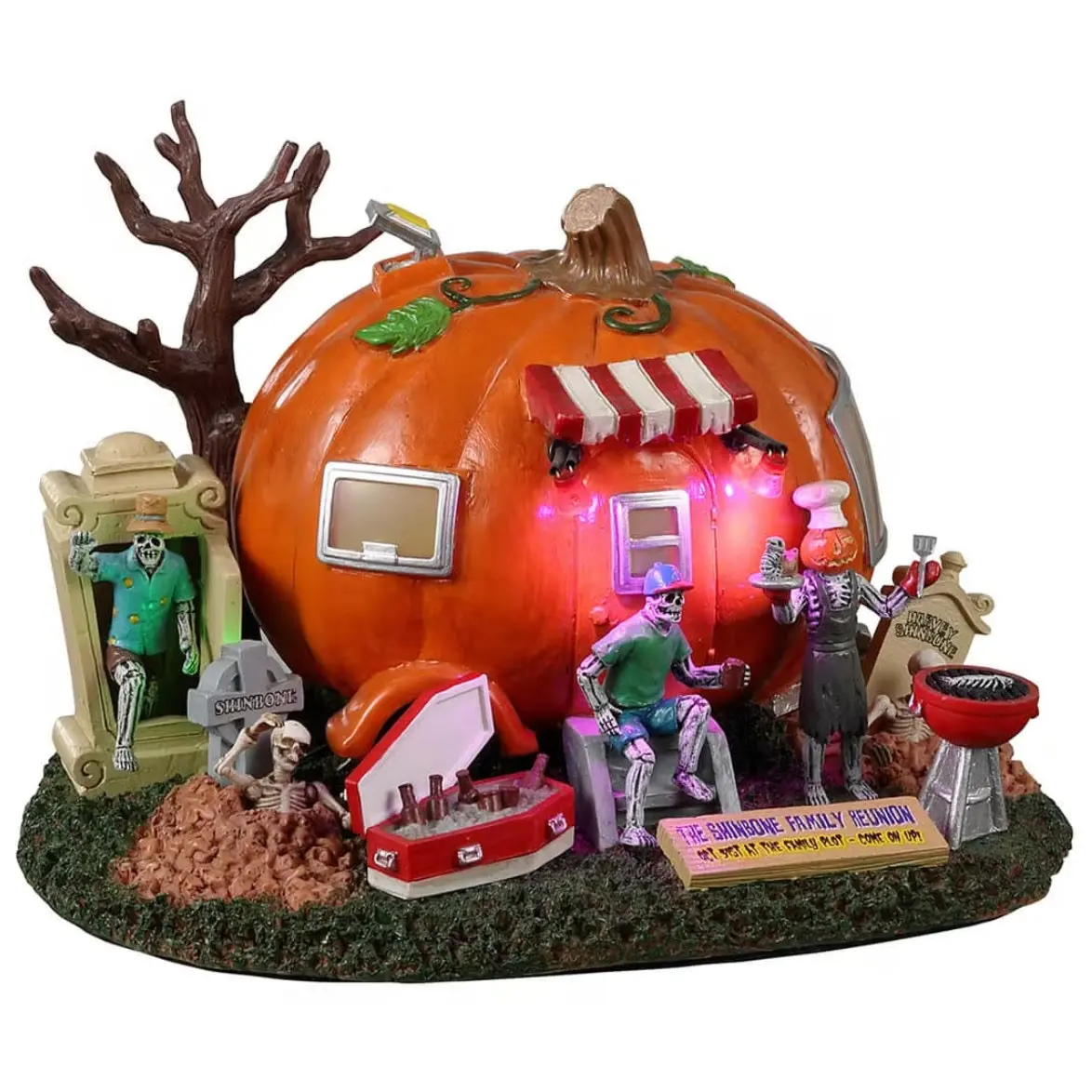 Lemax Spooky Town Shinbone Family Reunion #25845 1