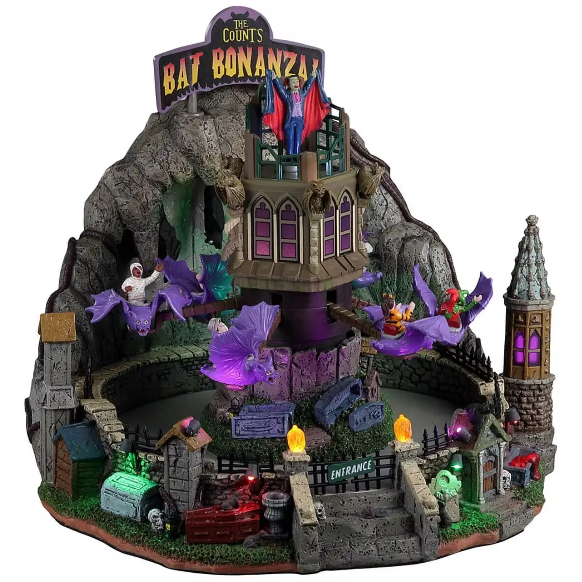 Lemax Spooky Town The Count's Bat Bonanza #24933 1