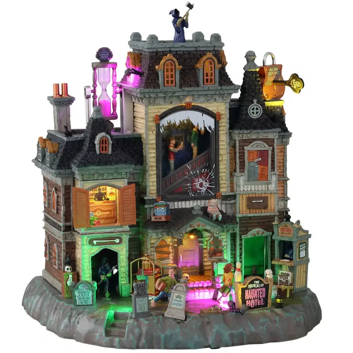 Lemax Spooky Town The Horrid Haunted Hotel #15725 1