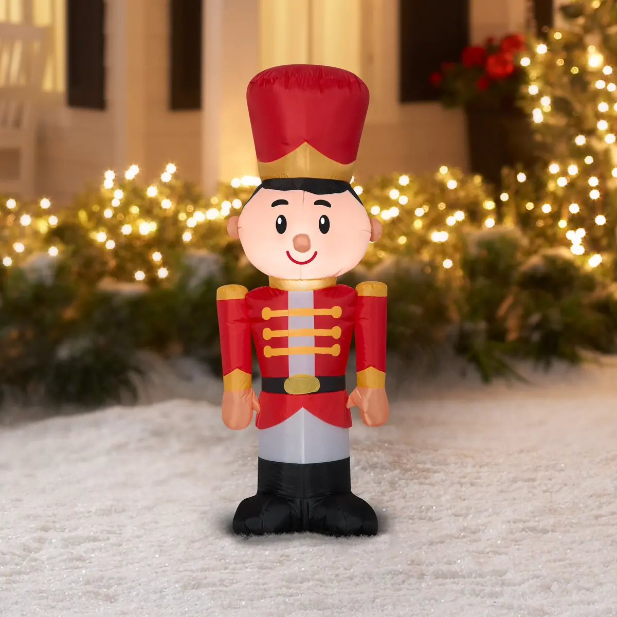 4' Toy Soldier In Red Uniform Airblown® Gemmy Inflatable 1