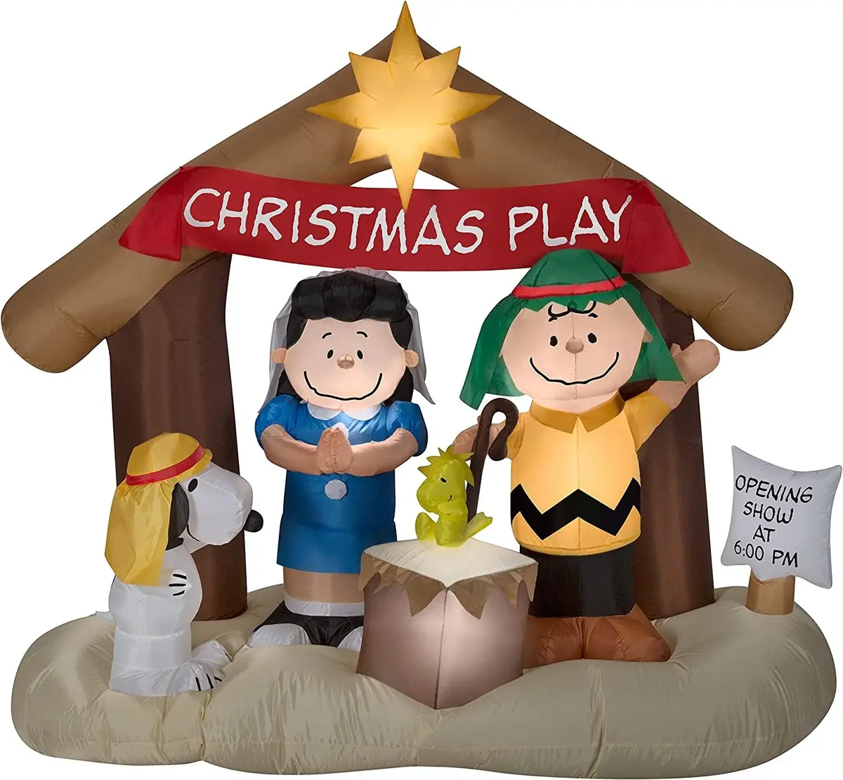 Airblown® Peanuts Nativity Scene Inflatable 1