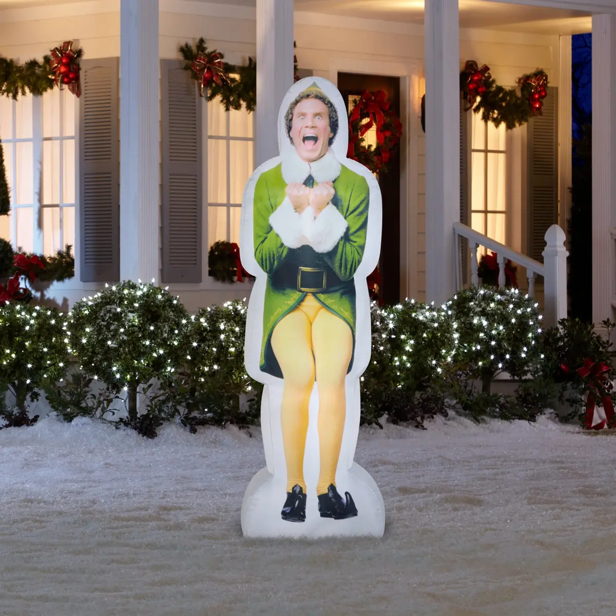 6' Airblown® Photorealistic Buddy The Elf Inflatable 2