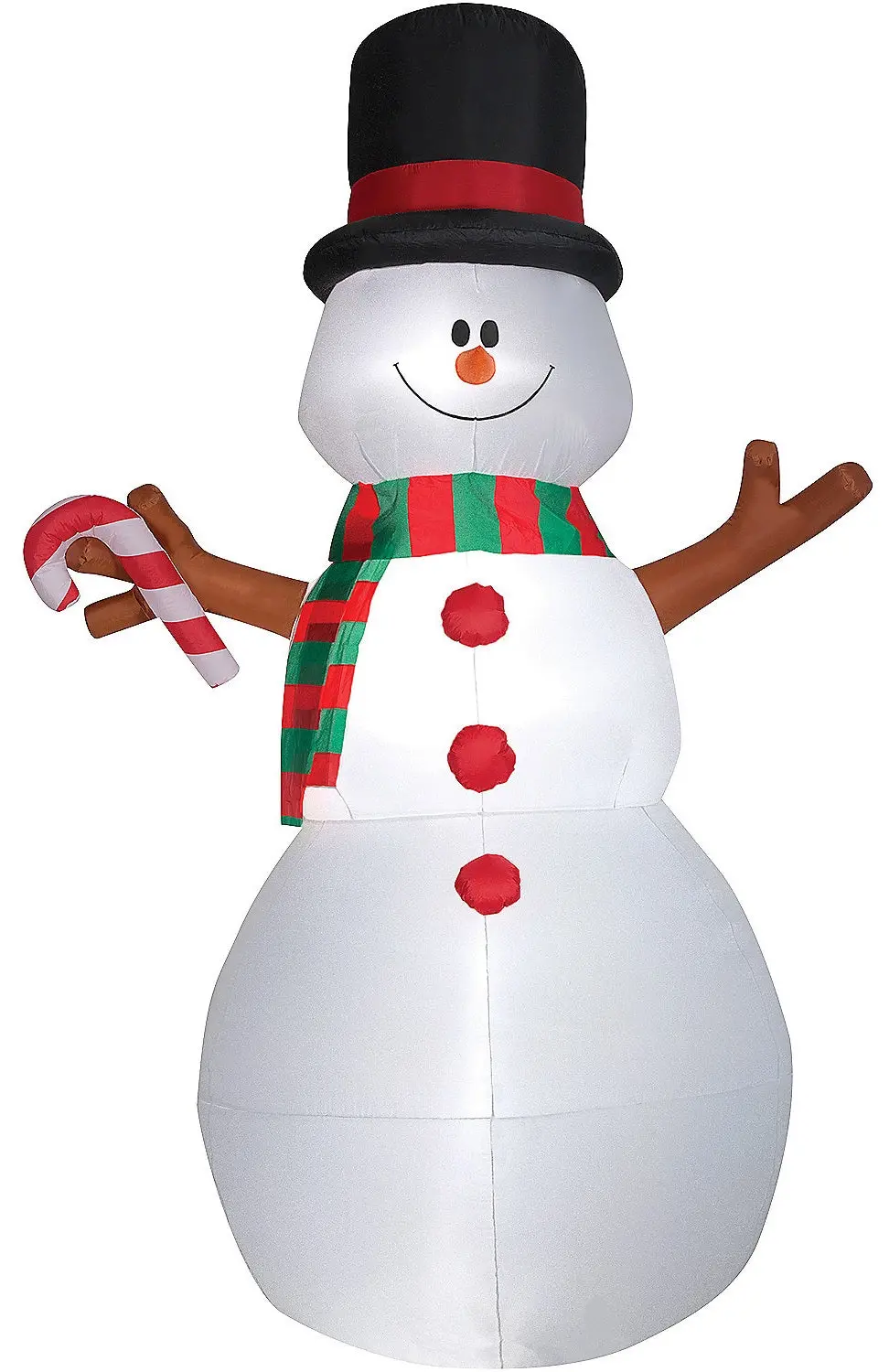 10' Inflatable Swiveling Snowman Outdoor Yard Decoration 1