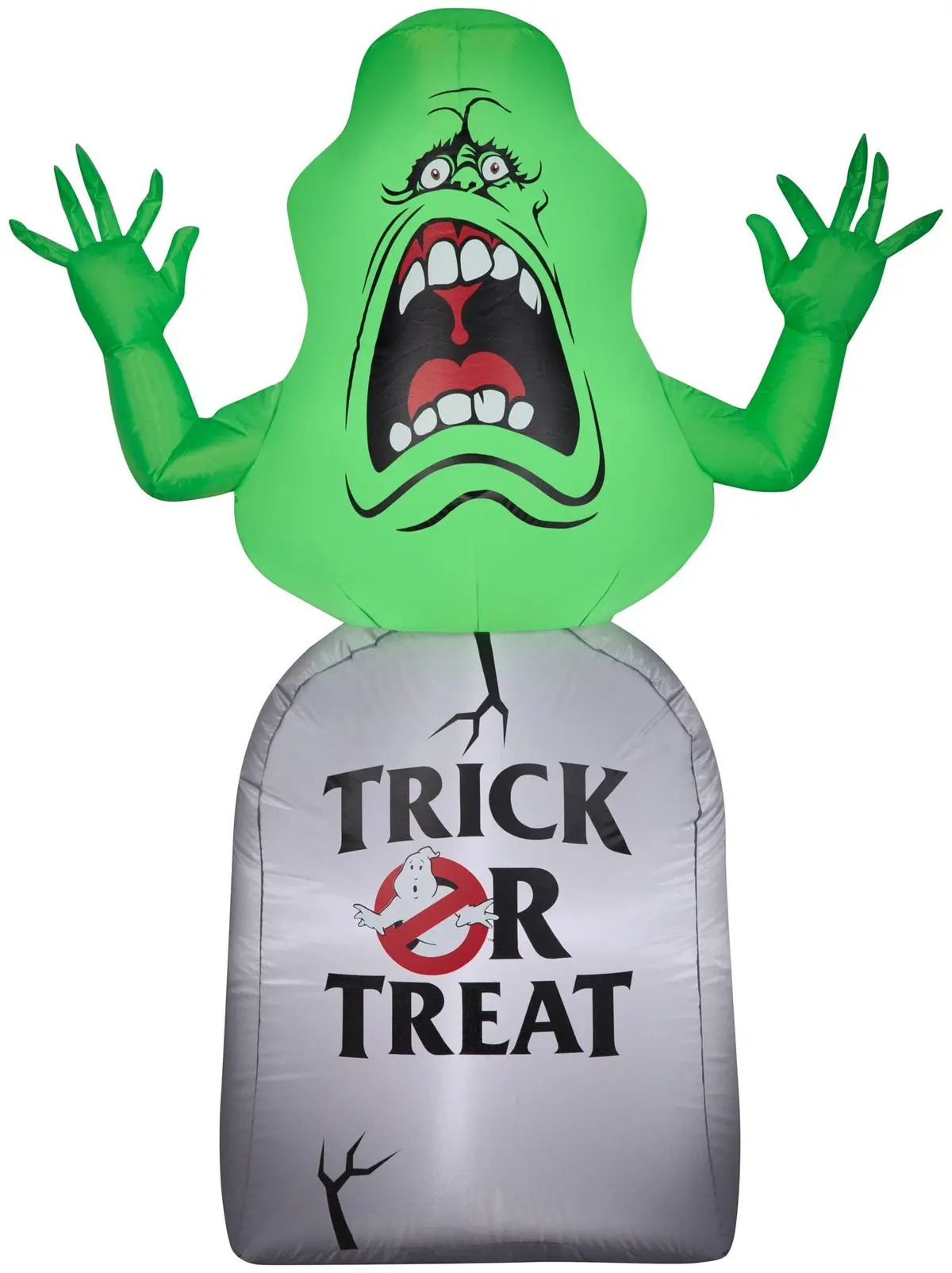 3.5' Airblown® Ghostbusters Slimer On Tombstone Halloween Inflatable By Gemmy 1