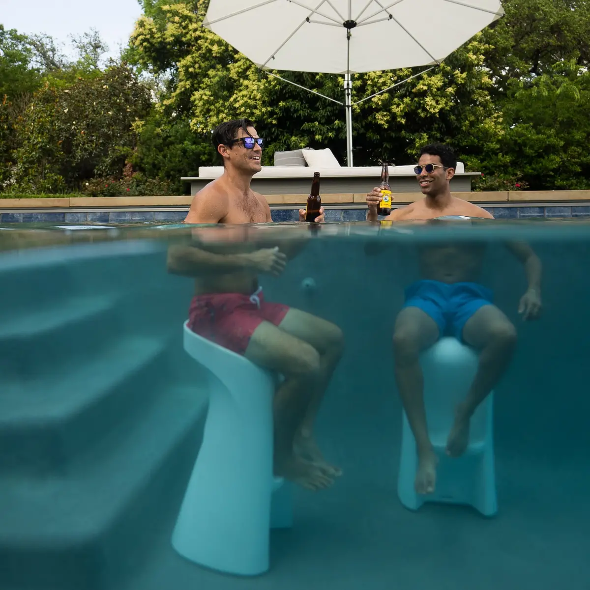 Signature In-Pool Barstool From Ledge Lounger 1