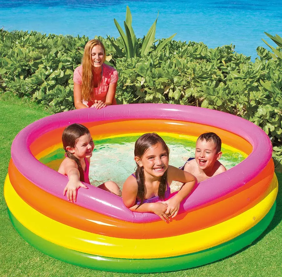 Intex Sunset Glow Inflatable Kiddie Pool 1