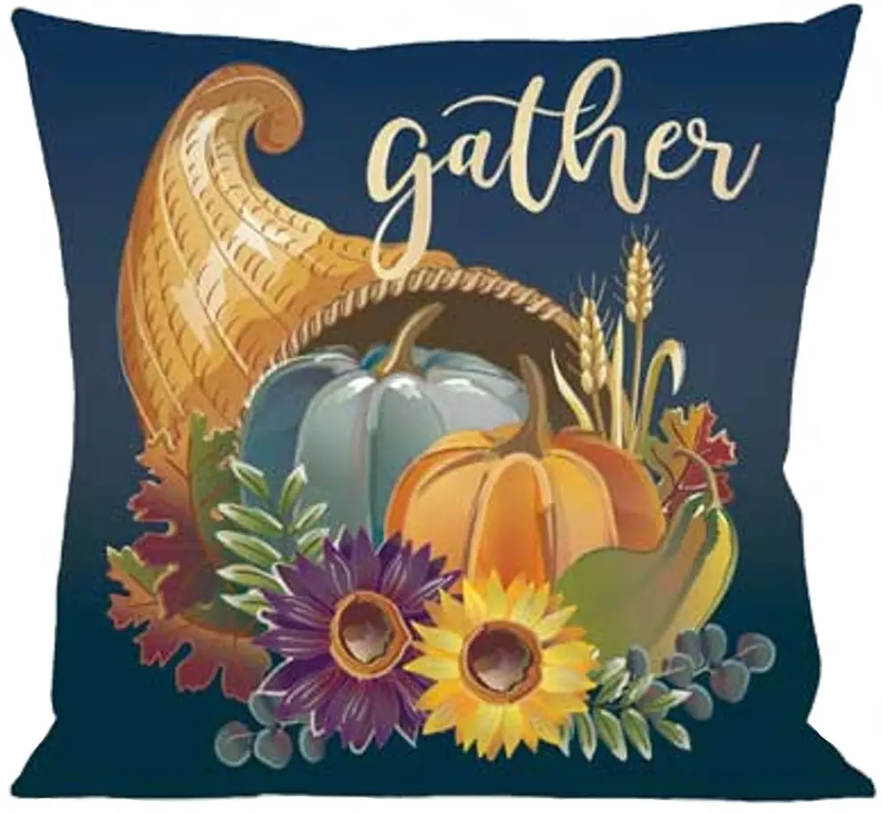 Cornucopia Gather Pillow Cover 1