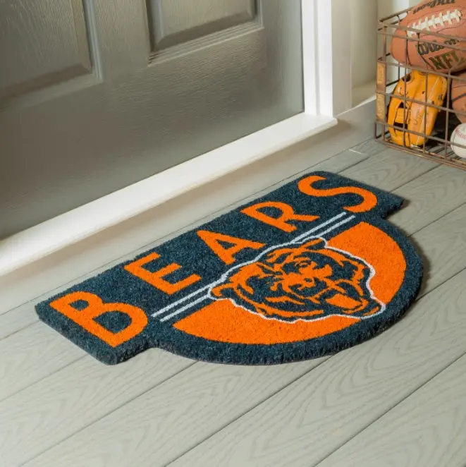 Chicago Bears Shaped Coir Mat 1