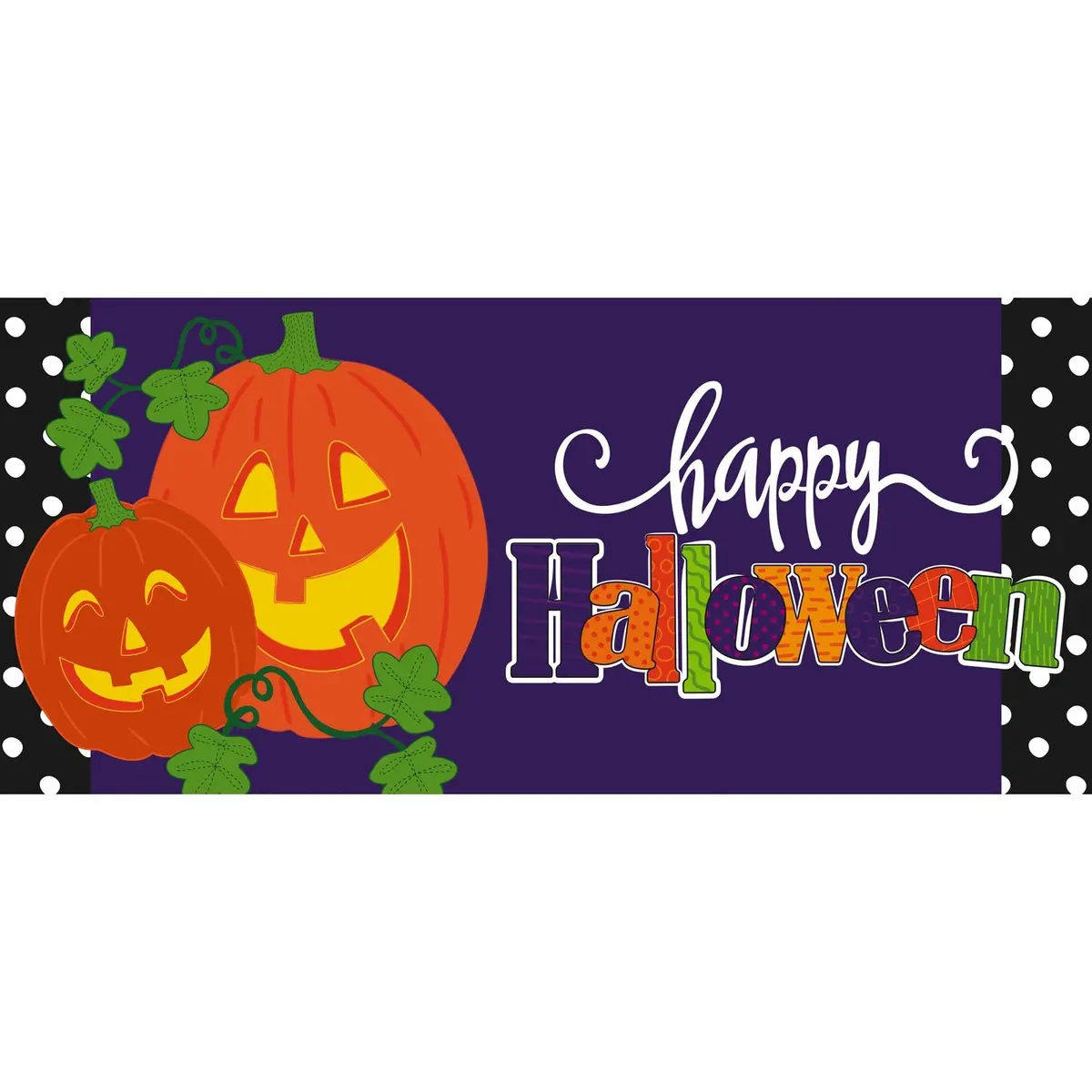 Halloween Jack-O-Lanterns Sassafras Mat Insert 1
