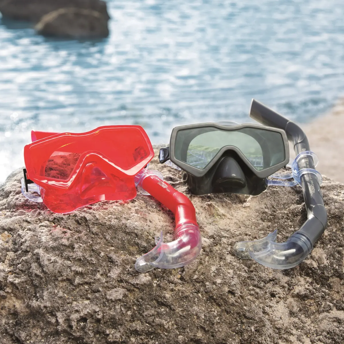 Hydro-Swim™ Latex-Free Swim Mask & Snorkel Set, Ages 14+ 1