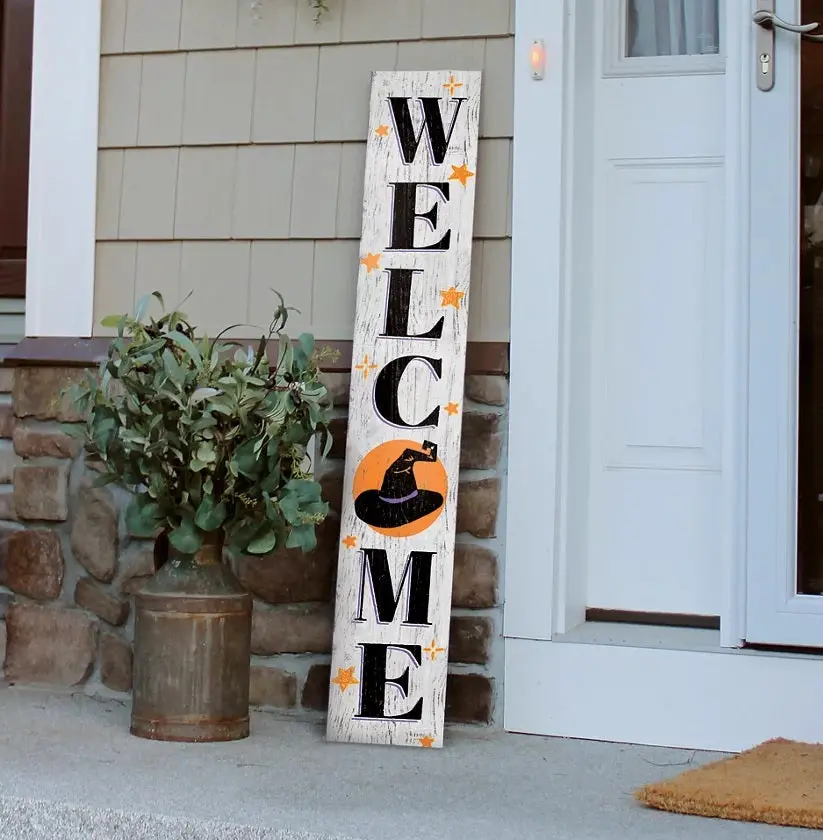 Halloween Welcome Porch Board 1