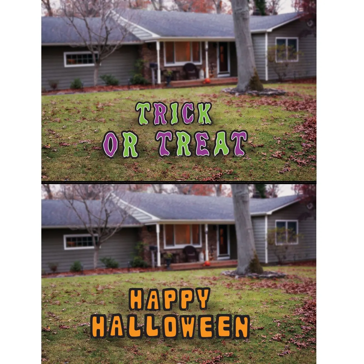 15.75" Halloween Letter Yard Décor Assortment 1