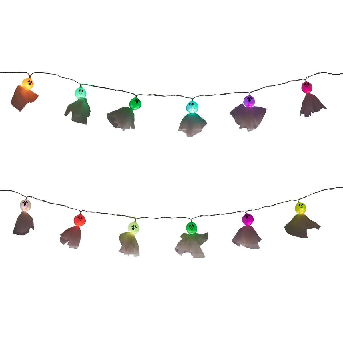 6' Color Changing Ghost Light Up Garland 1