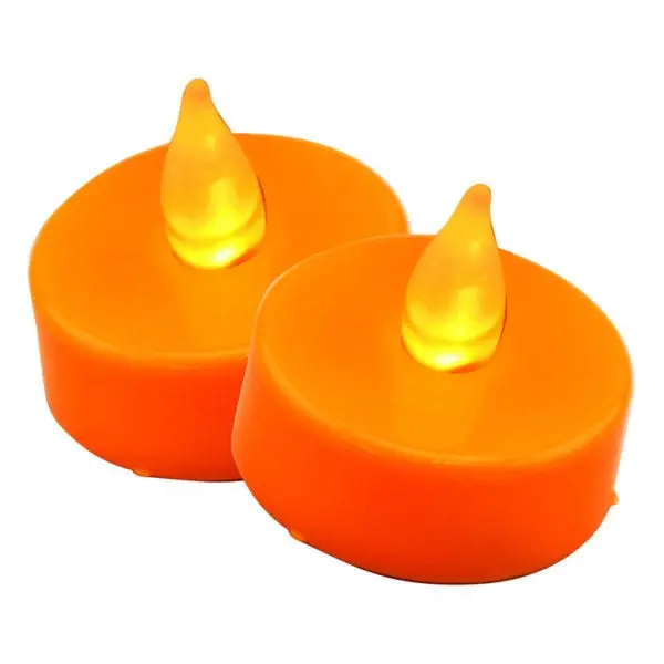 2-Pack Halloween Led Tea Lights 1