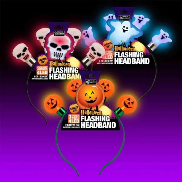Flashing Led Halloween Headbands 1