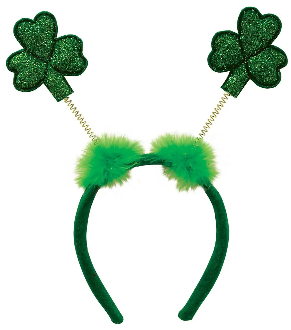 Glitter Shamrock Bopper Headband 1
