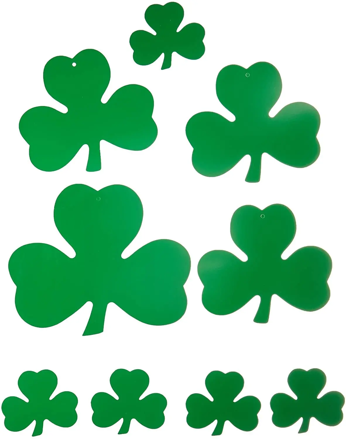 9-Pack Of Shamrock Cutouts 1