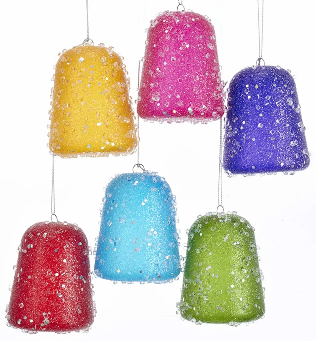 3.5" Multi-Colored Gum Drop Christmas Ornament 1