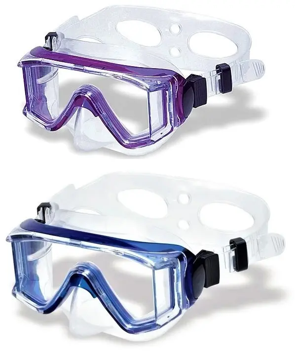 Antigua Tri-View Swim Mask With Tempered Glass, Ages 13+ 1