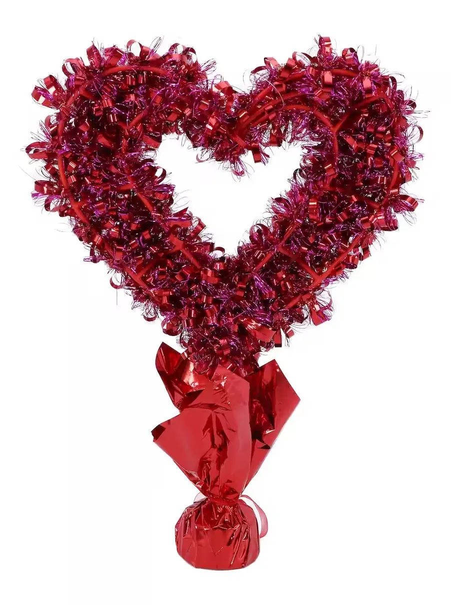 14.5" Valentine Heart Table Centerpiece 2