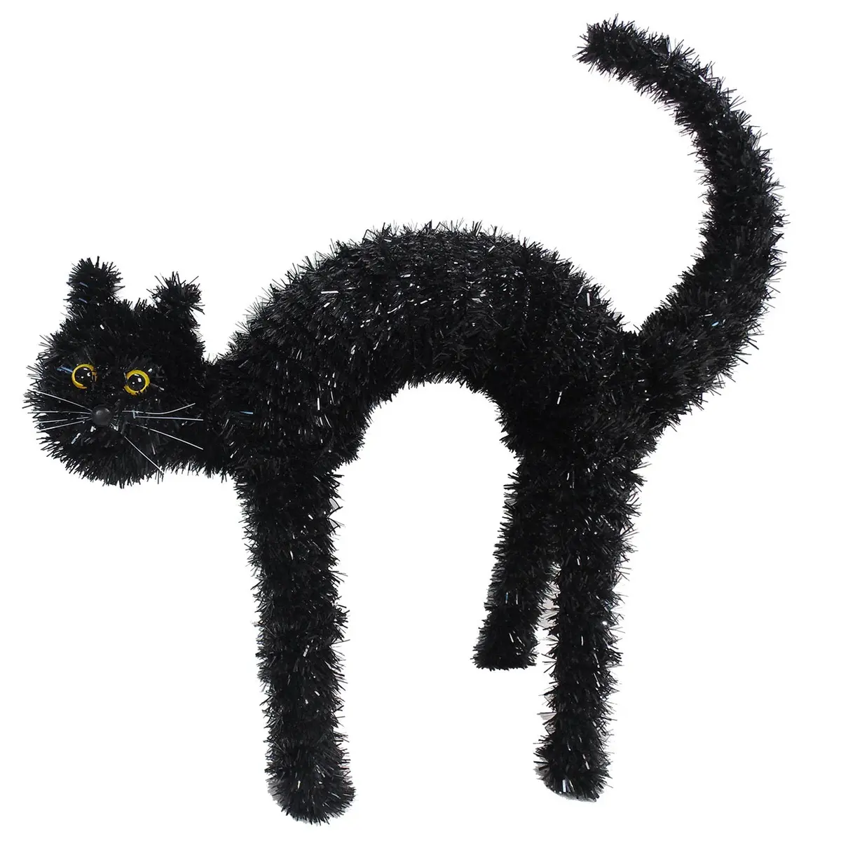 3D Halloween Black Cat Tabletop Decoration 1