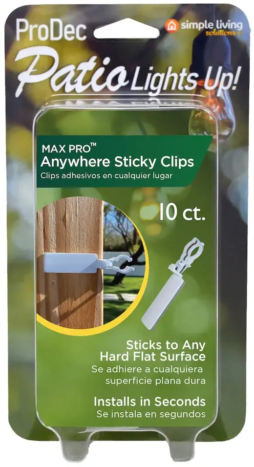 Set Of 10 Max Pro Anywhere Sticky Clips 1
