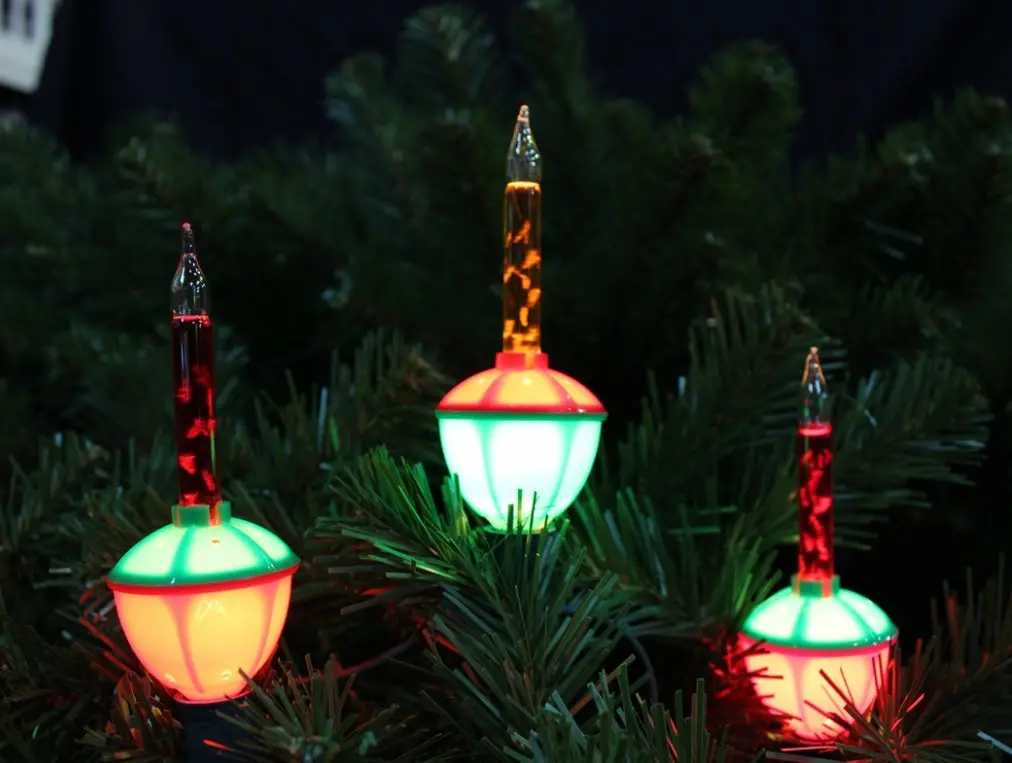 Old-Fashioned Set Of 7 Bubble Lights 2