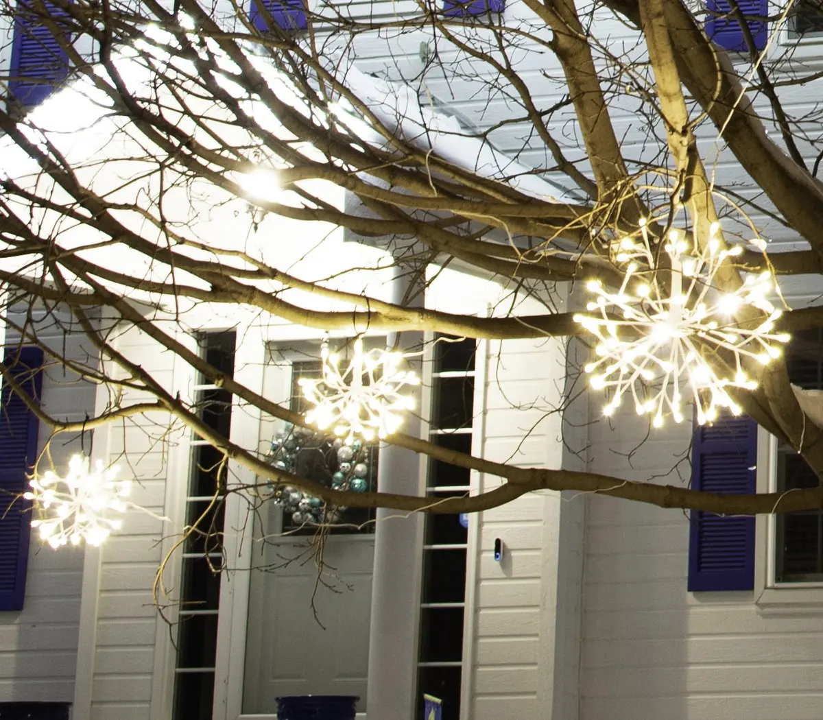 12" Shimmering Led Sphere Decorations 1