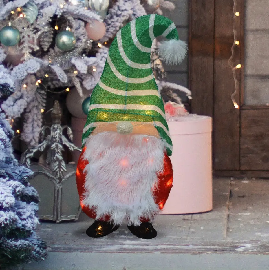 Pre-Lit 3D Gnome Outdoor Yard Decor 1