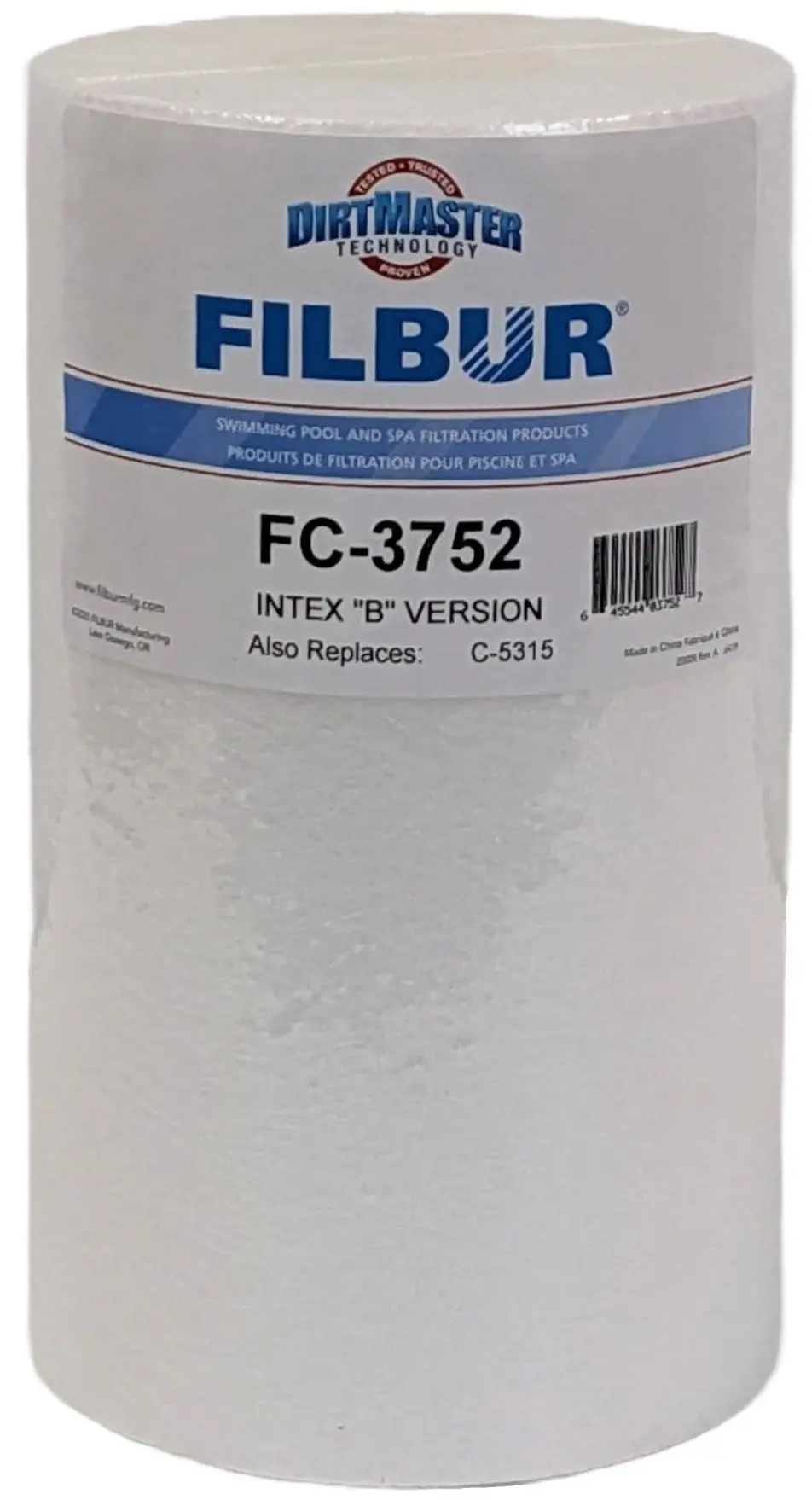 Filbur Fc-3752 Replacement For Intex "Pool Filter B" 1