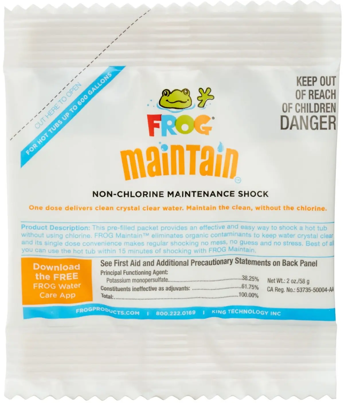 Frog® Maintain™ Shock For Hot Tubs 1