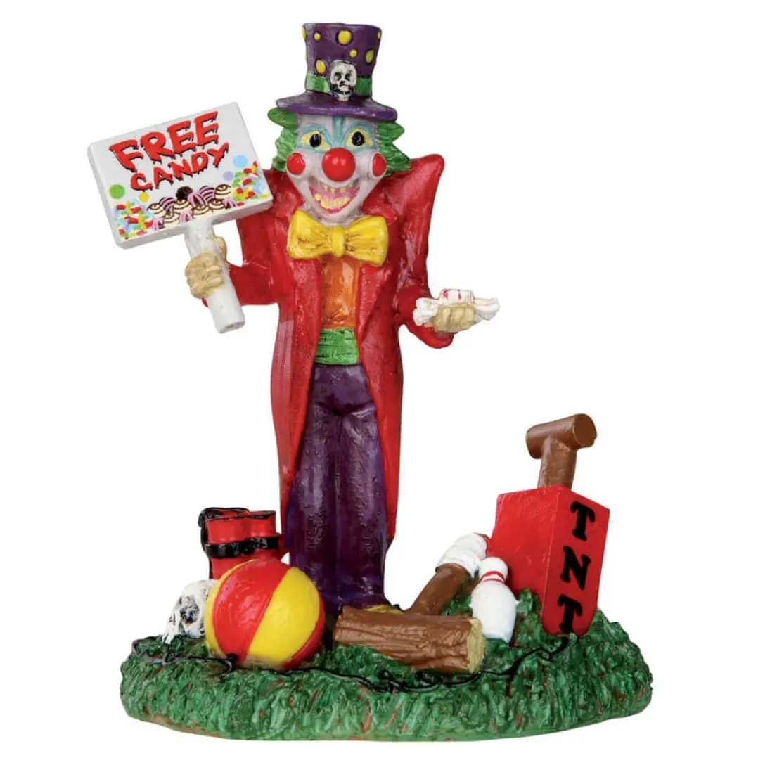 Lemax Spooky Town Free Candy Clown #32102 1
