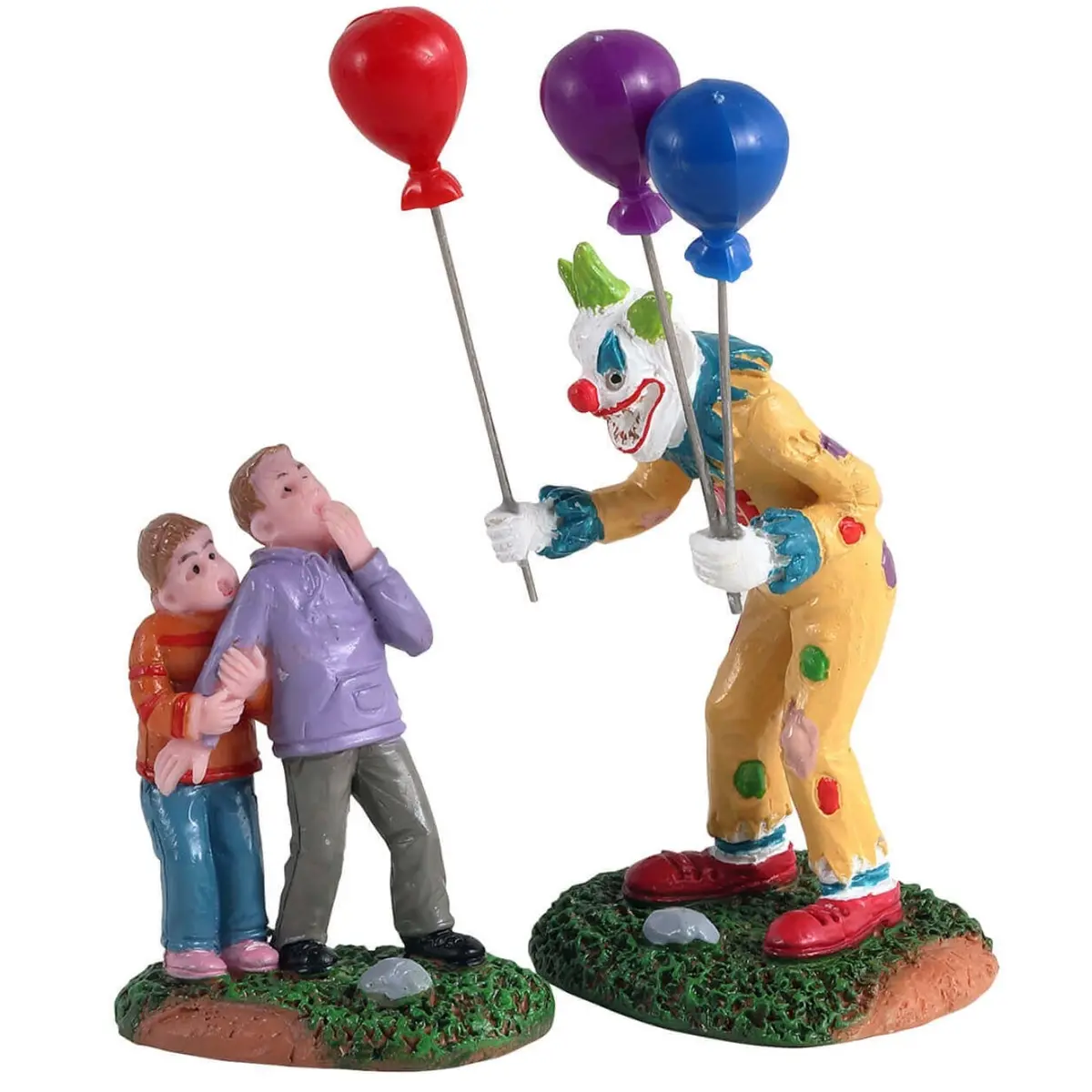 Lemax Spooky Town Creepy Balloon Seller #12009 1