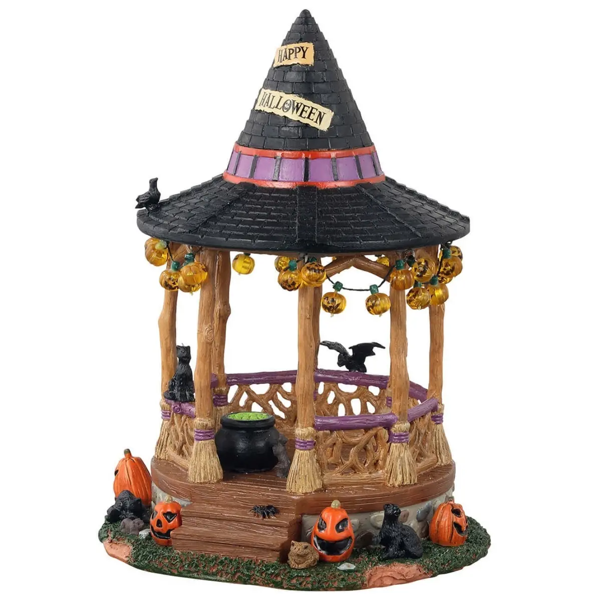 Lemax Spooky Town Witch Gazebo #13553 1